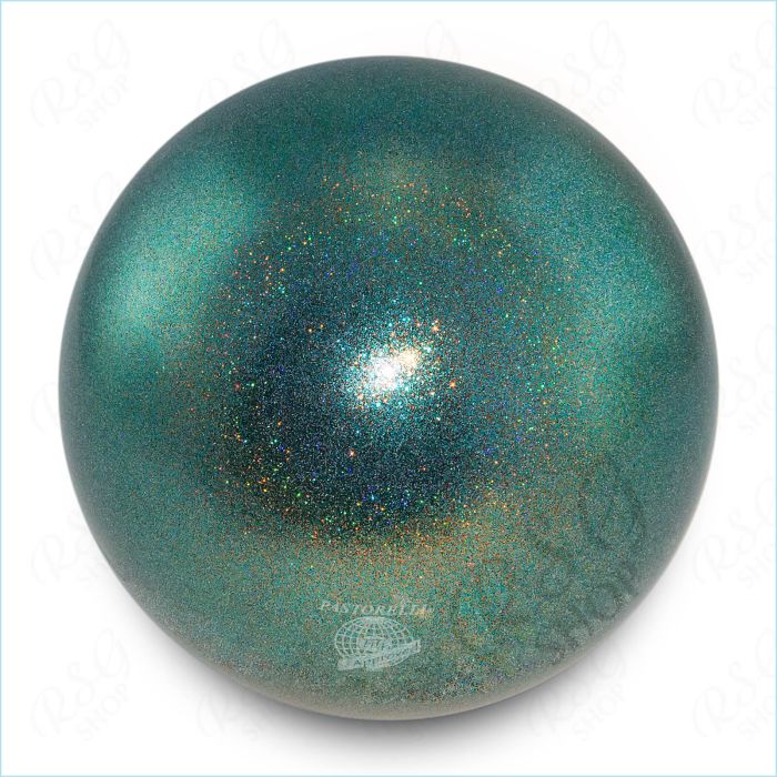 RSG Ball Pastorelli Wettkampfball 18cm FIG Gymnastikball Glitter HV Beetle