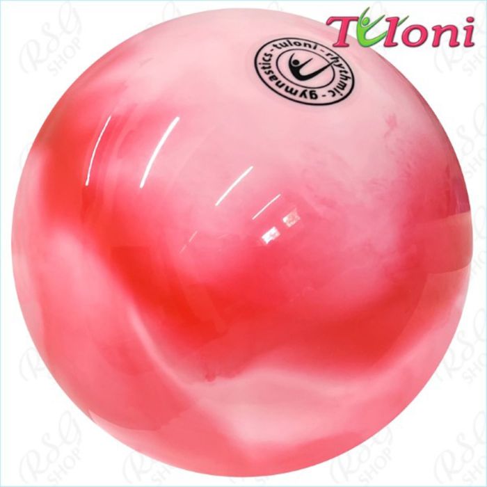 Ball Tuloni 18 cm Metallic-Multicolor col. Pink-Red Art. T0109