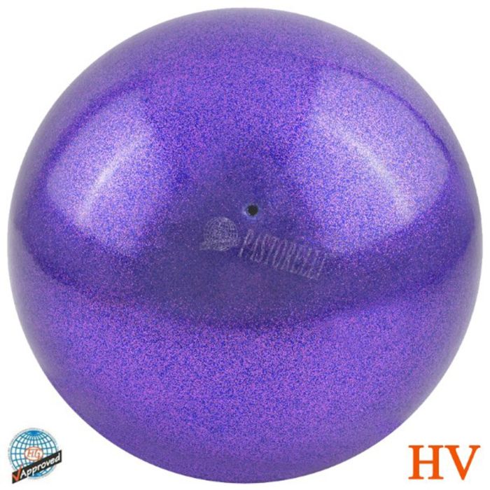 Balle Pastorelli 18 cm Glitter HV col. Amethyst FIG
