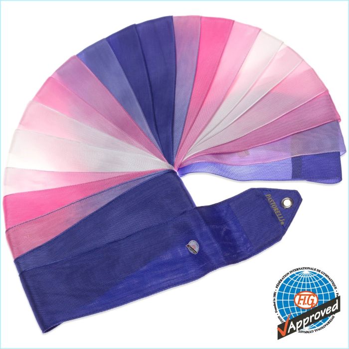 RG Nastro Pastorelli Gradation FIG Porpora-Rosa-Bianco