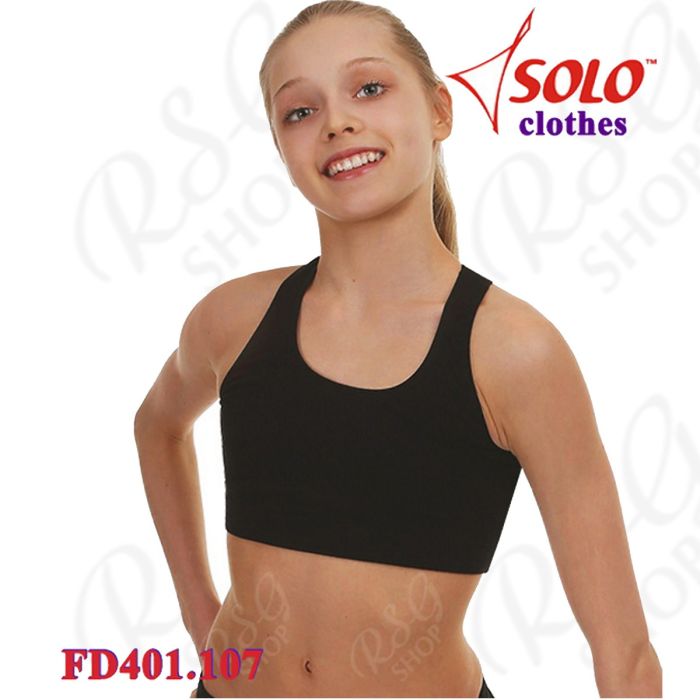 Топ-борцовка Solo Cotton col. Black FD401.107