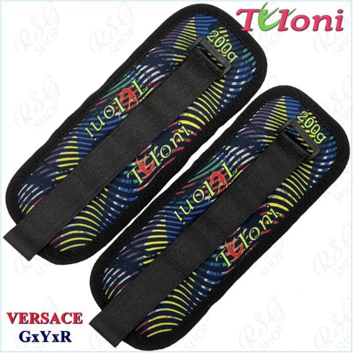 Gewichte Tuloni Hand/Fußgelenke mod. Versace col. GxYxR Art. T1075