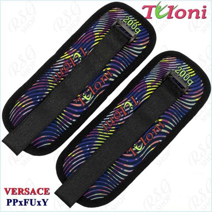 Gewichte Tuloni Hand/Fußgelenke mod. Versace col. PPxFUxY Art. T1076