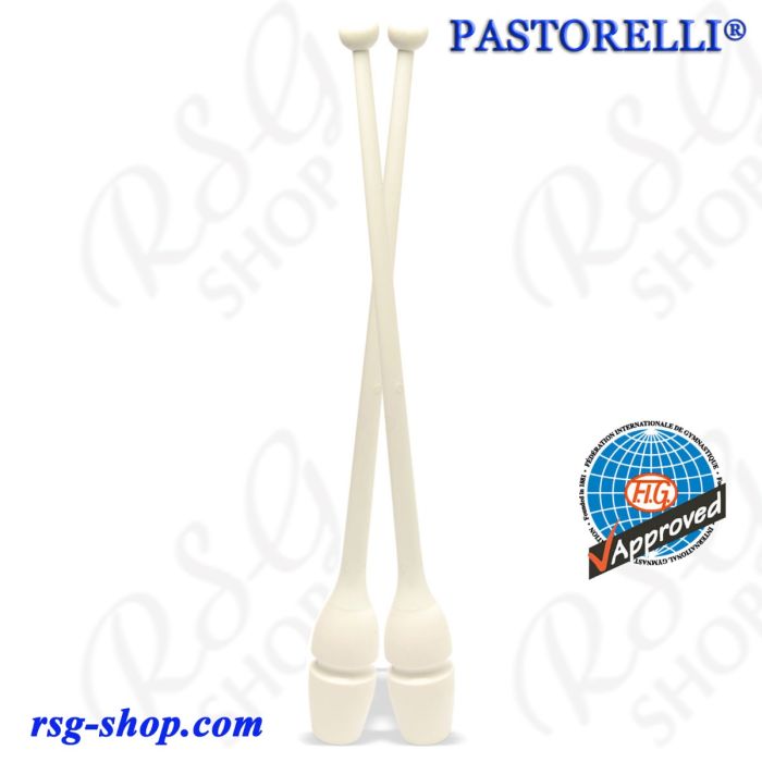 Булавы Pastorelli Masha 41cm/45cm цв. Белый FIG
