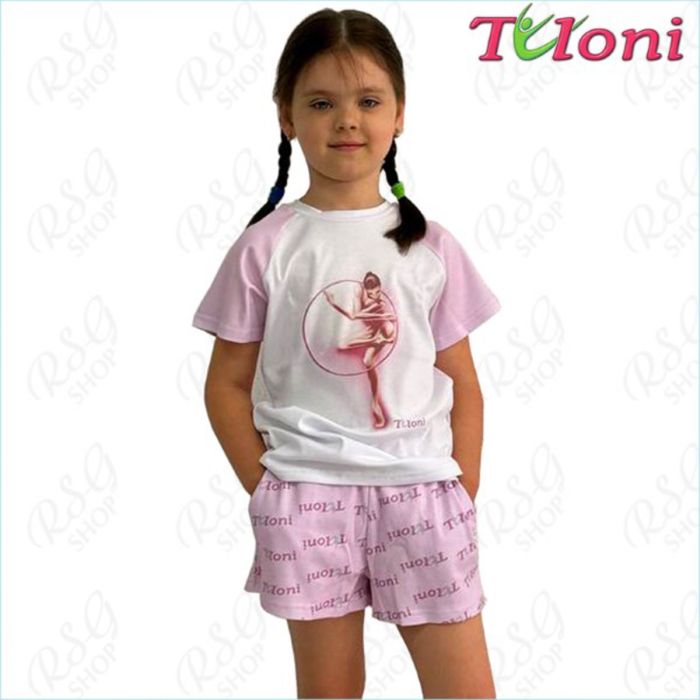 Pyjama Tuloni mod. Julia col. Pink x Gray Art. UB-PJ01-PxGR
