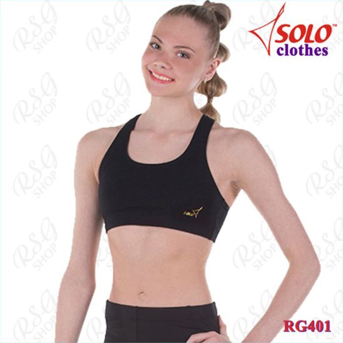 Топ-борцовка Solo Cotton col. Black Art. RG401.107