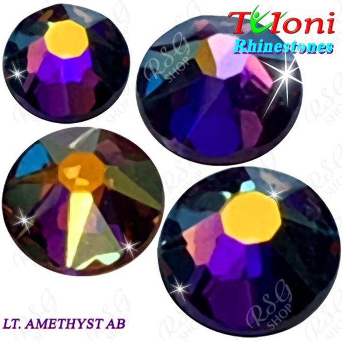 Strass Tuloni col. Lt. Amethyst AB 288/1440 pcs. mod. Stile HotFix