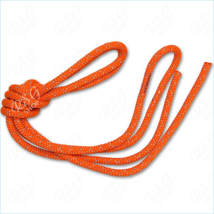 Wettkampseil Pastorelli Metall 00127 Orange mit eingewebten Silberfäden FIG