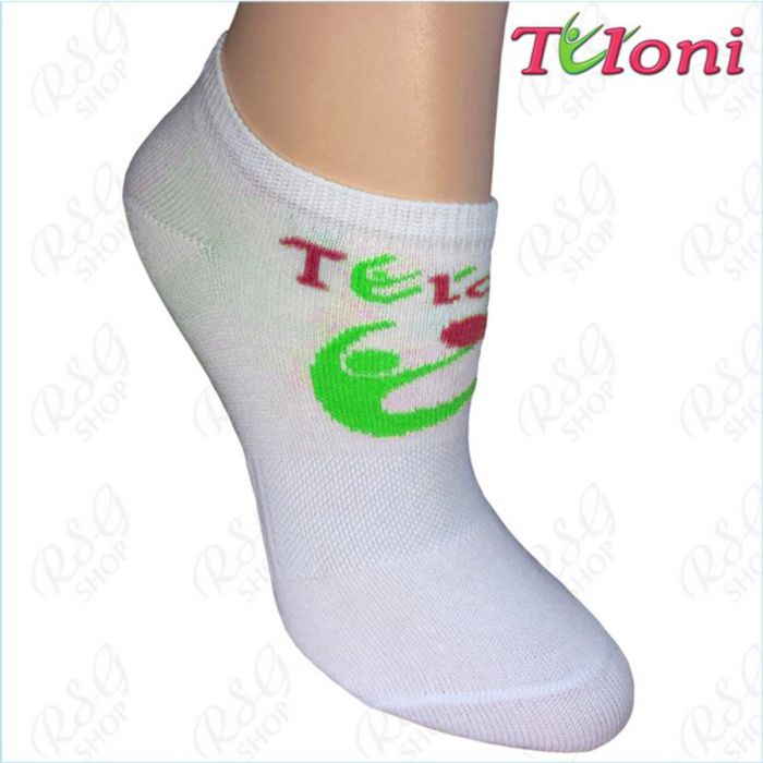 RG Носки Tuloni Logo col. White-Green Art. T0973-G