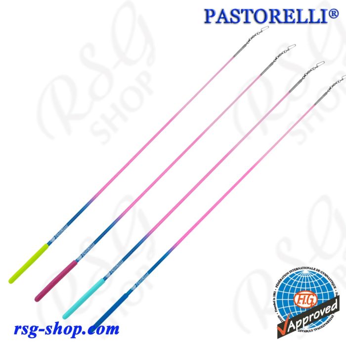 Varilla 60cm Pastorelli col. Glitter Sky Blue-Fluo Pink-Candy Pink FIG