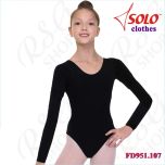 Tank Leotard Solo Cotton col. Black FD951.107