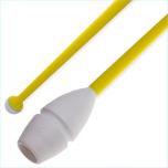 Mazas insertables 36cm mod. Nika bi-col. Blanco x Amarillo Art. T0145