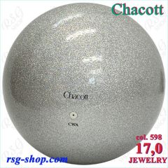 Мяч Chacott Practice Jewelry 17cm цв. Silver