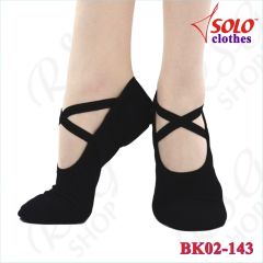 Profi Split-Sohle Ballettschuhe Solo col. Black Art. BK02-143
