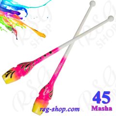Keulen Pastorelli Aero 45 cm New Style col. Bianco-Rosa-Giallo Art. 04557
