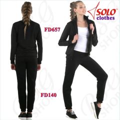 Trainingsjacke mit Stehkragen Solo col. Black FD657.839