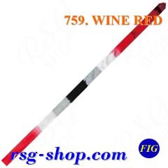 Band Chacott 5m Gradation col. Wine Red FIG Art. 98759
