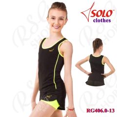 Top Solo Cotton Black-Yellow RG406.0-13