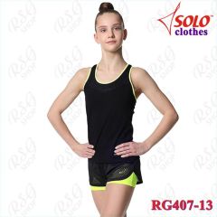 Top Solo col. Negro - Verde neón Art. RG407-13