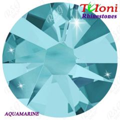 Strass Tuloni col. Aquamarine 288/1440 pcs. mod. Stile HotFix Flat Back
