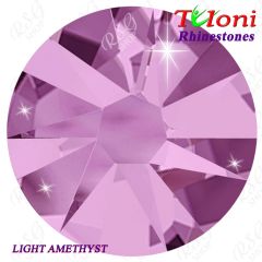 Strass Tuloni col. Lt.Amethyst 288/1440 pcs. mod. Stile HotFix Flat Back