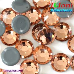 Strass Tuloni col. Champagne 288/1440pcs mod. Basic HotFix
