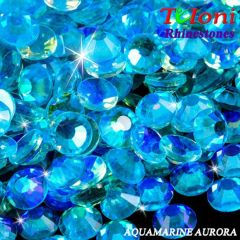 Strass Tuloni col. Aquamarine Aurora 1440 pcs. No HotFix