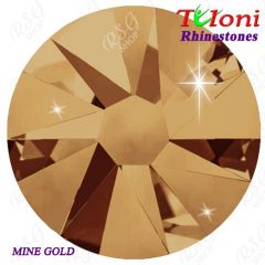 Strass Tuloni col. Mine Gold 288/1440 pcs. mod. Stile HotFix