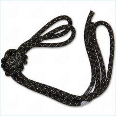 Wettkampseil Pastorelli Metall 00125 Black mit eingewebten Goldfäden FIG
