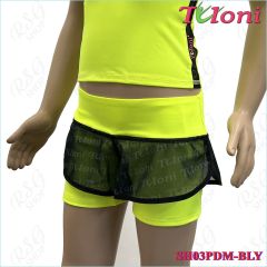 Doppelte Kurzhose Tuloni Netz SH03 col. Yellow Art. SH03PDM-BLY