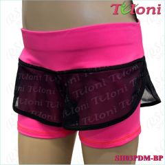 Doppelte Kurzhose Tuloni Netz SH03 col. Pink Art. SH03PDM-BP