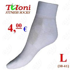 3 x Paar Multifunk. Fitness Socken Tuloni col. White Art. T0995-W-3-L (38-41)