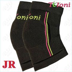 Knieschützer Tuloni gestrickt mod. KPW Junior col. Black Art. T1011-BJR
